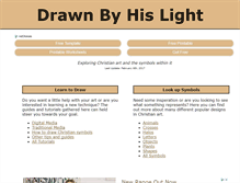 Tablet Screenshot of drawnbyhislight.com
